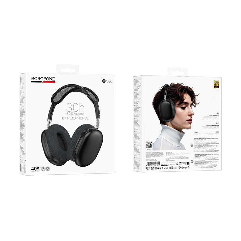 Handsfree Bluetooth Borofone BO36 Tone, A2DP, Černá