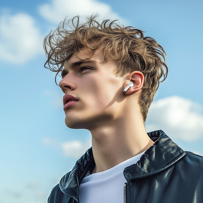 Handsfree Bluetooth Borofone BW88 Deep Rhyme, TWS, Bílá