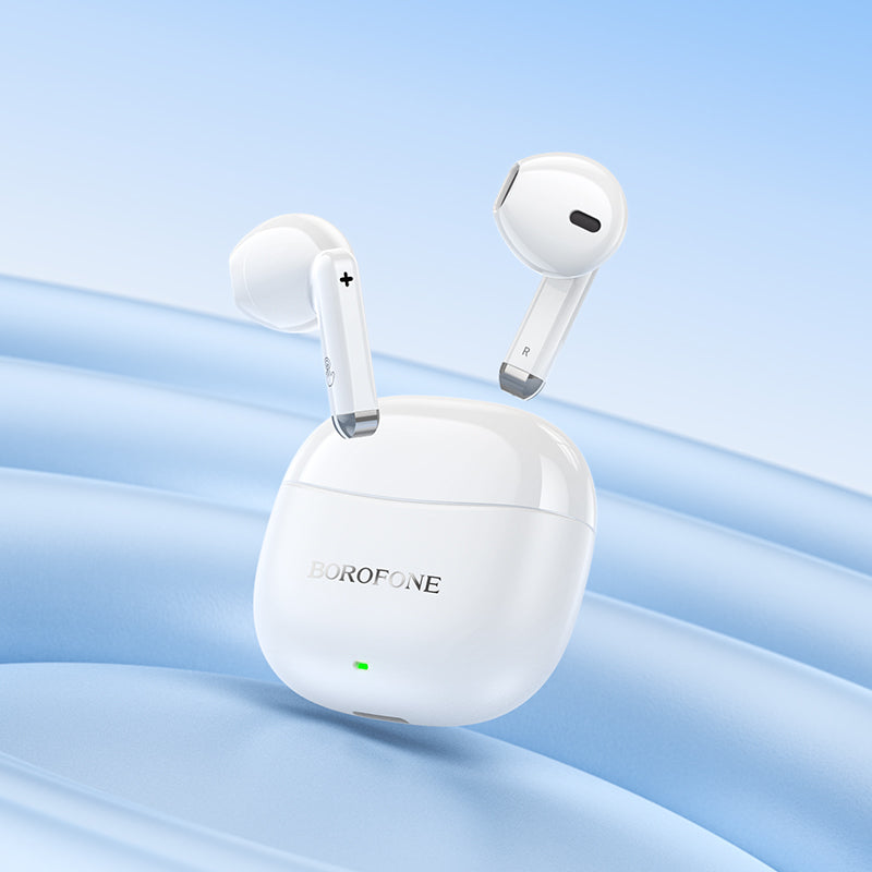 Handsfree Bluetooth Borofone BW88 Deep Rhyme, TWS, Bílá
