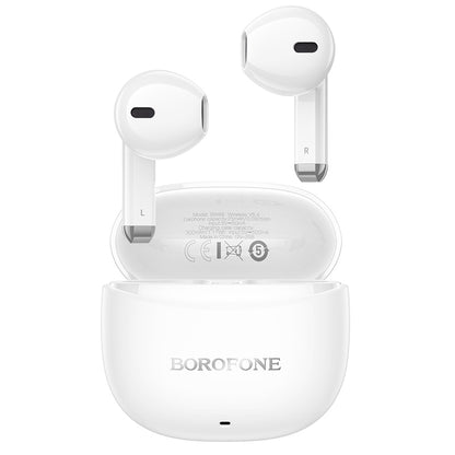 Handsfree Bluetooth Borofone BW88 Deep Rhyme, TWS, Bílá