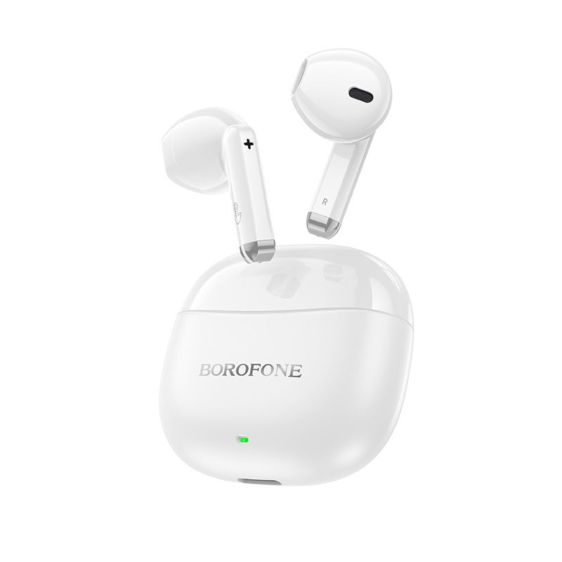 Handsfree Bluetooth Borofone BW88 Deep Rhyme, TWS, Bílá