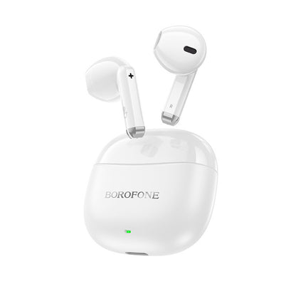 Handsfree Bluetooth Borofone BW88 Deep Rhyme, TWS, Bílá