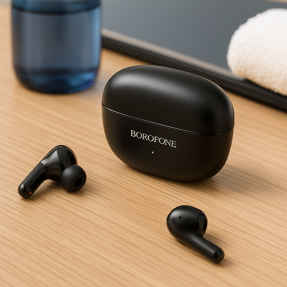 Handsfree Bluetooth Borofone FQ1 Shine, TWS, Černá