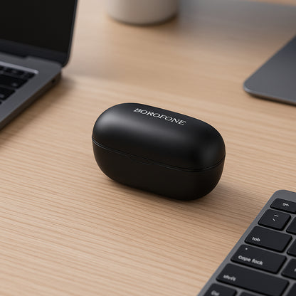 Handsfree Bluetooth Borofone FQ10 Joyful, TWS, Černá