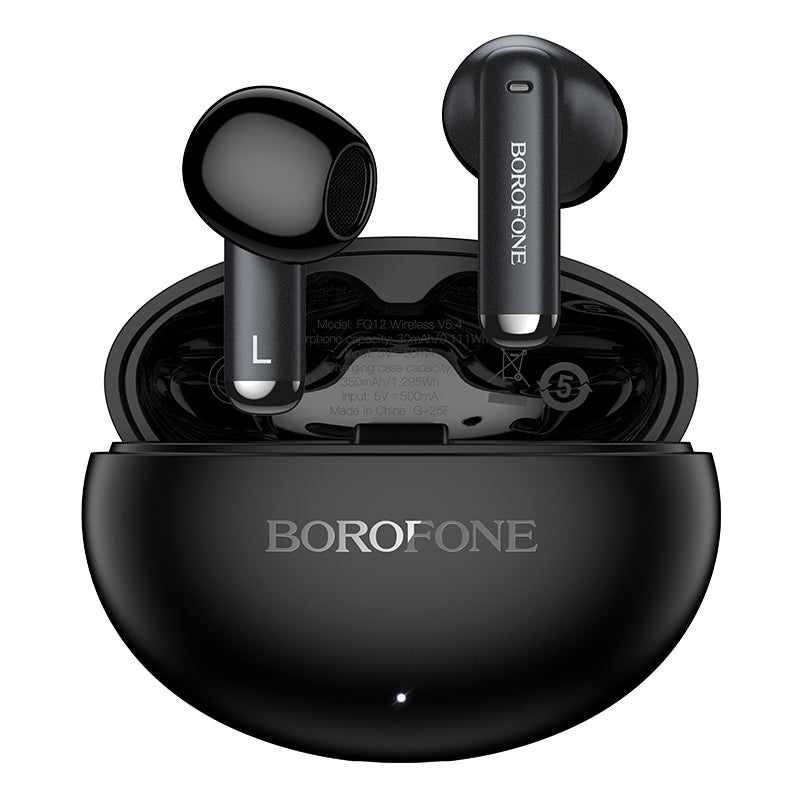 Handsfree Bluetooth Borofone FQ12 Nice, TWS, Černá