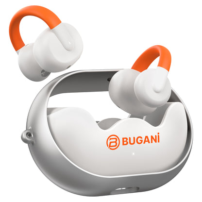 Bluetooth handsfree Bugani Clip B21, TWS, bílý