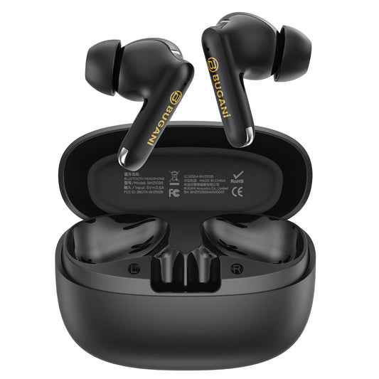 Bluetooth handsfree Bugani Freebuds B20, TWS, ANC, černá