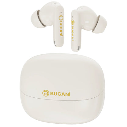 Bluetooth handsfree Bugani Freebuds B20, TWS, ANC, Světle krémová