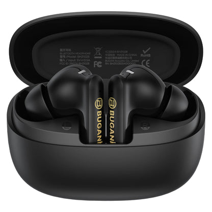 Bluetooth handsfree Bugani Freebuds B20, TWS, ANC, černá