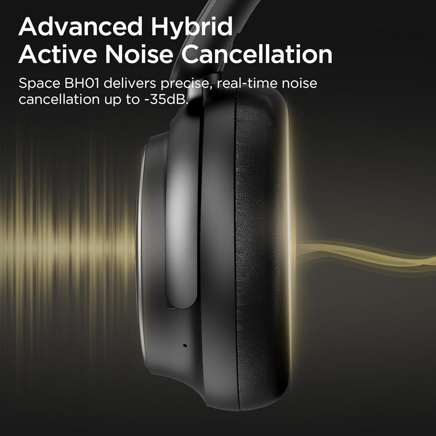 Bluetooth handsfree Bugani Space BH01, MultiPoint, A2DP, ANC, černá