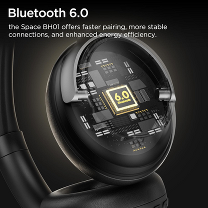 Bluetooth handsfree Bugani Space BH01, MultiPoint, A2DP, ANC, černá
