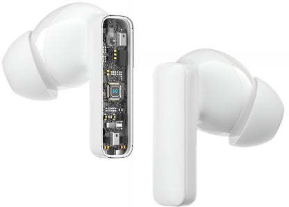 Bluetooth handsfree BWOO BW40, TWS, ANC, bílá