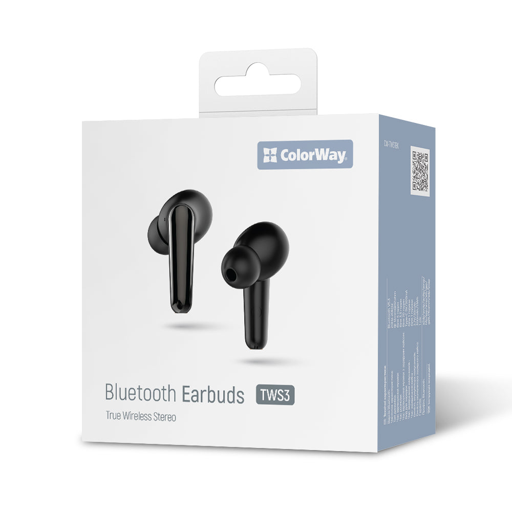Handsfree Bluetooth ColorWay TWS3, TWS, Černá