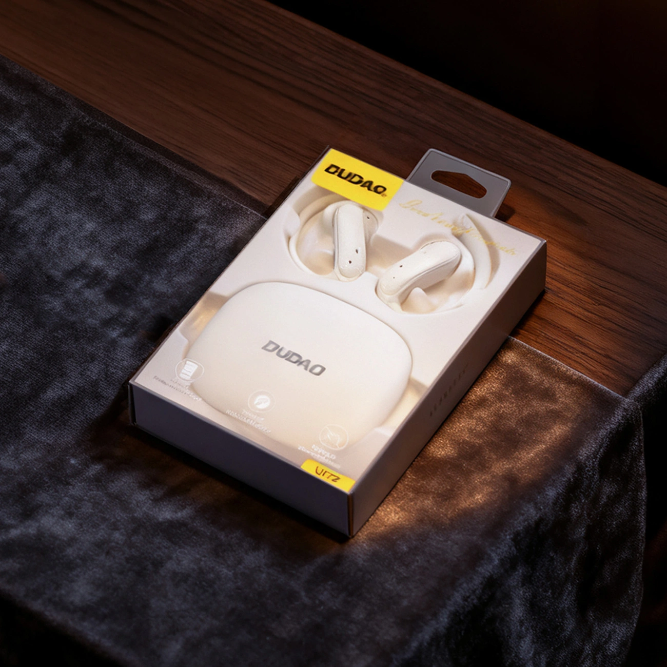 Bluetooth handsfree Dudao U17Z, TWS, bílá