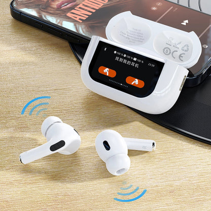 Handsfree Bluetooth Dudao U19 Display, TWS, Bílá