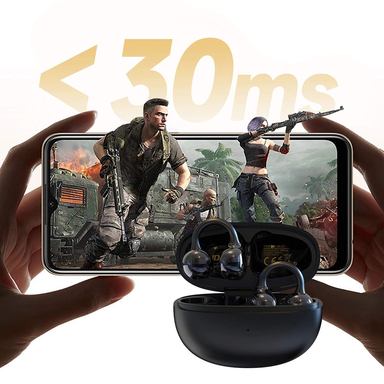 Handsfree Bluetooth Dudao U20, TWS, Černá