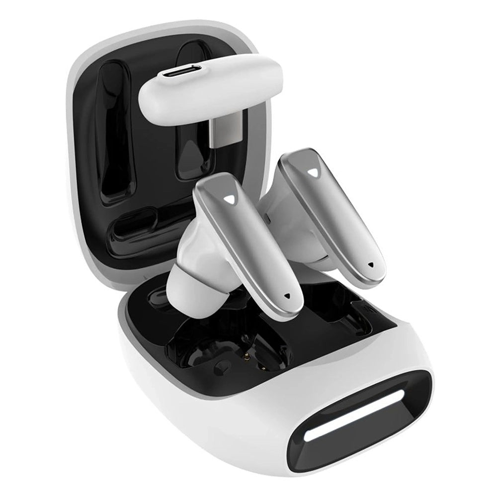 Handsfree Bluetooth Fixed Pods, TWS, Bílá