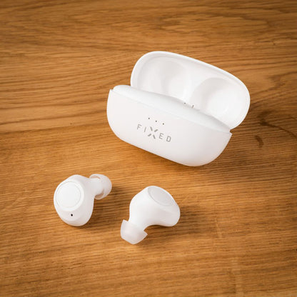 Handsfree Bluetooth Fixed, TWS, Bílá