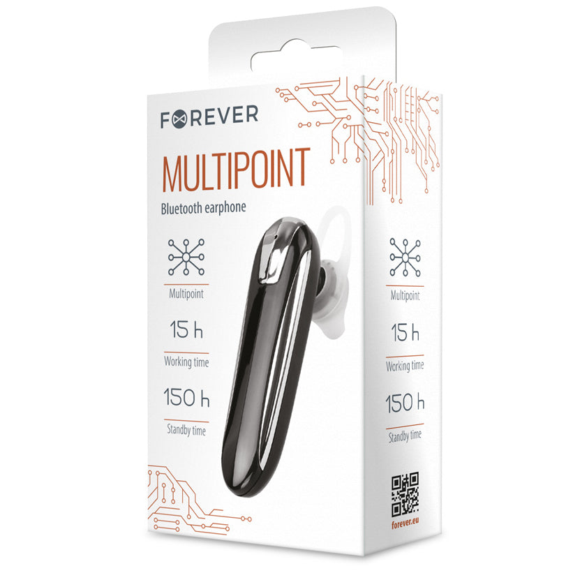 Handsfree Bluetooth Forever FBE-01, MultiPoint, černá 