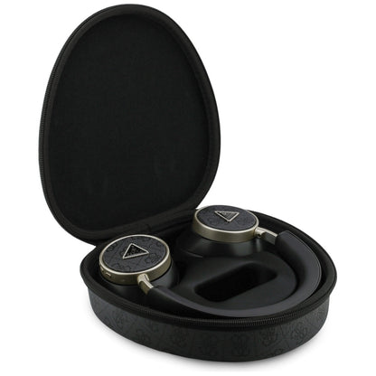 Handsfree Bluetooth Guess 4G Gold Triangle Logo, A2DP, Černá