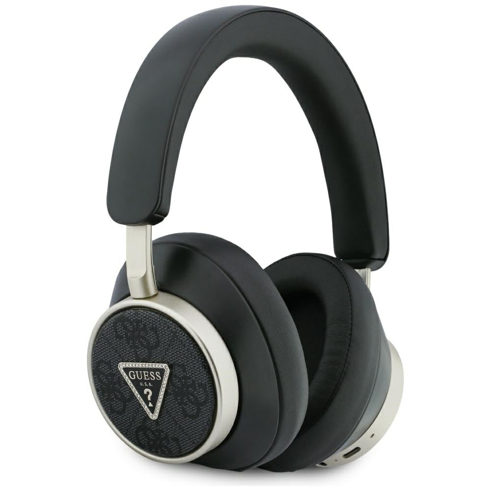 Handsfree Bluetooth Guess 4G Gold Triangle Logo, A2DP, Černá