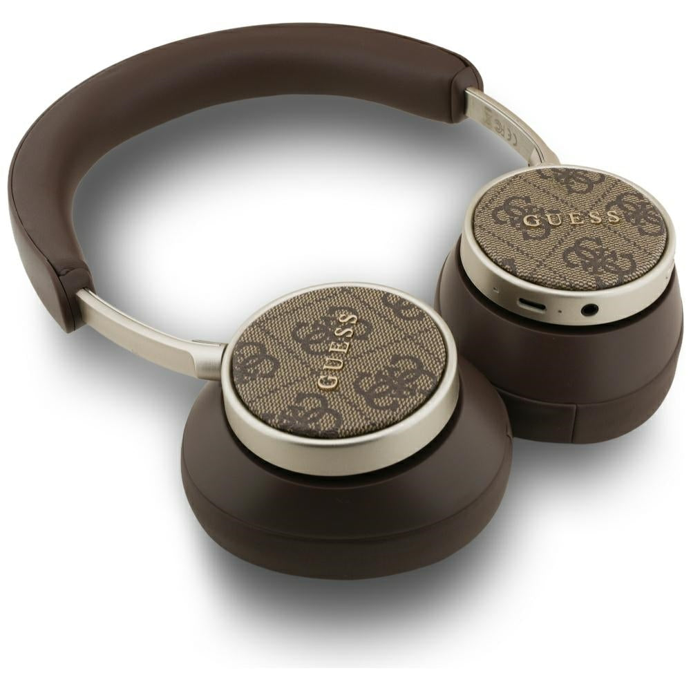Handsfree Bluetooth Guess 4G Classic Logo, A2DP, Hnědá