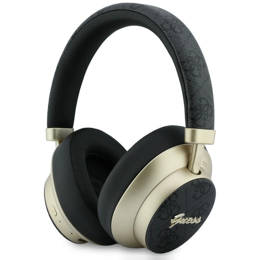 Handsfree Bluetooth Guess 4G Gold Script Metal, A2DP, Černá
