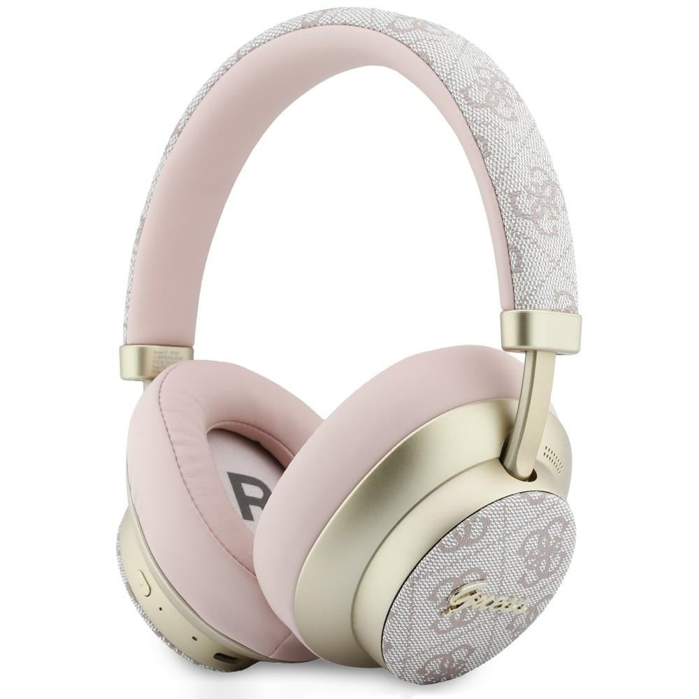 Handsfree Bluetooth Guess 4G Gold Script Metal, A2DP, Růžová