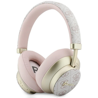 Handsfree Bluetooth Guess 4G Gold Script Metal, A2DP, Růžová