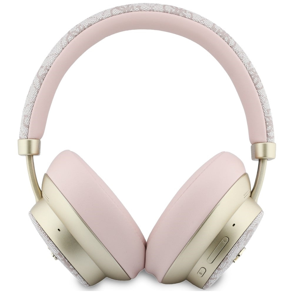 Handsfree Bluetooth Guess 4G Gold Script Metal, A2DP, Růžová