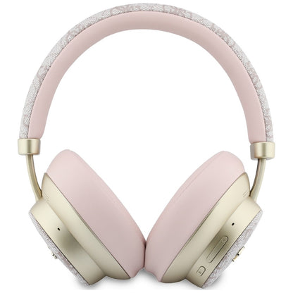 Handsfree Bluetooth Guess 4G Gold Script Metal, A2DP, Růžová