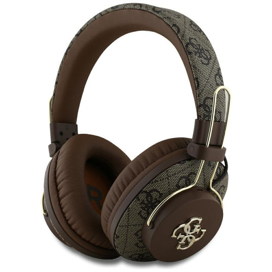 Handsfree Bluetooth Guess 4G Metal Logo, A2DP, Hnědá