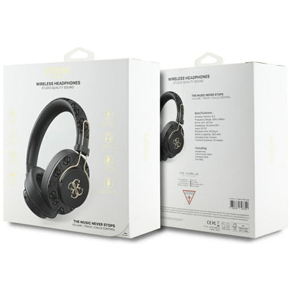 Handsfree Bluetooth Guess 4G Metal Logo, A2DP, Černá