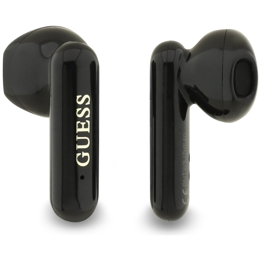 Handsfree Bluetooth Guess 4G Metal Logo, TWS, Černá