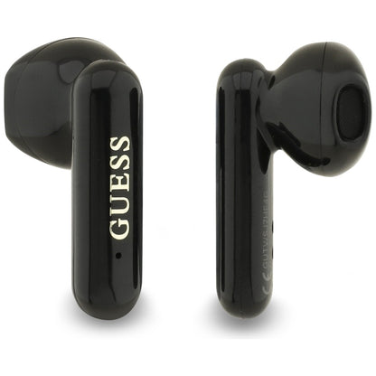 Handsfree Bluetooth Guess 4G Metal Logo, TWS, Černá