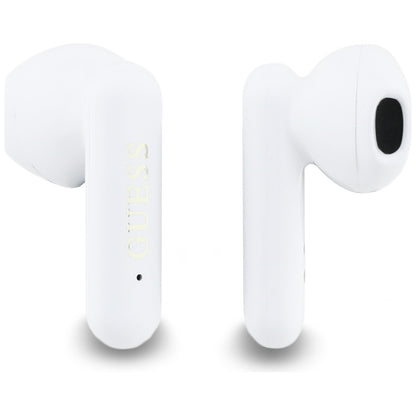Handsfree Bluetooth Guess 4G Metal Logo, TWS, Růžová