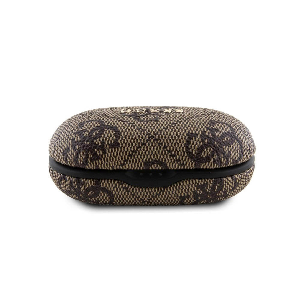 Handsfree Bluetooth Guess 4G Metal, TWS, Hnědá