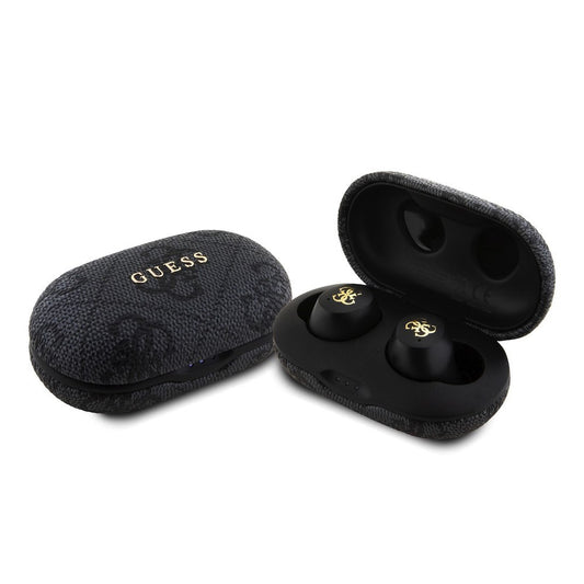 Handsfree Bluetooth Guess 4G Metal, TWS, Černá