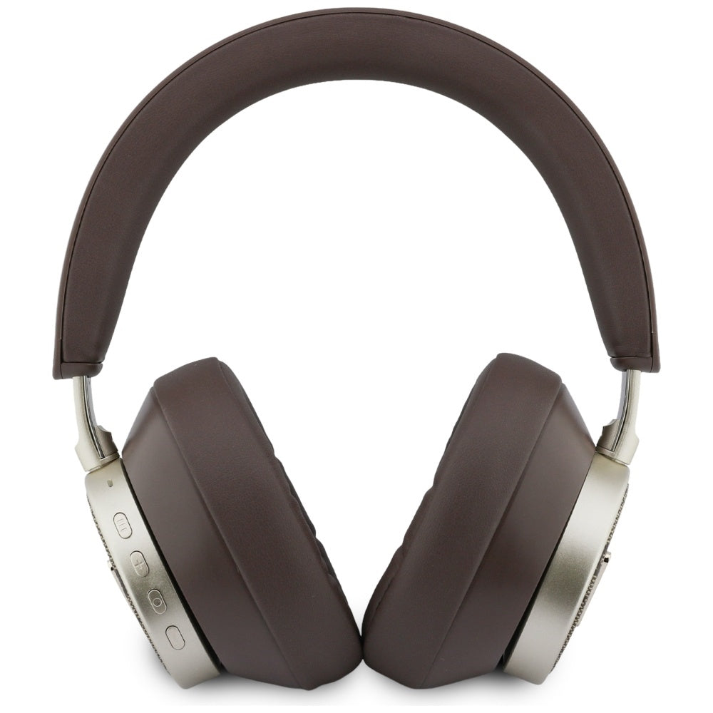 Handsfree Bluetooth Guess 4G Gold Triangle Logo, A2DP, Hnědá