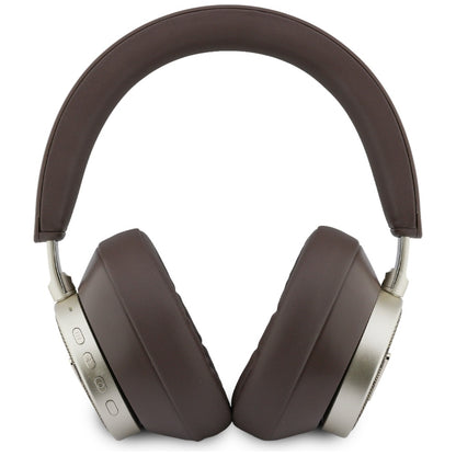 Handsfree Bluetooth Guess 4G Gold Triangle Logo, A2DP, Hnědá