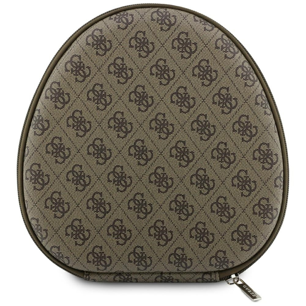 Handsfree Bluetooth Guess 4G Gold Triangle Logo, A2DP, Hnědá