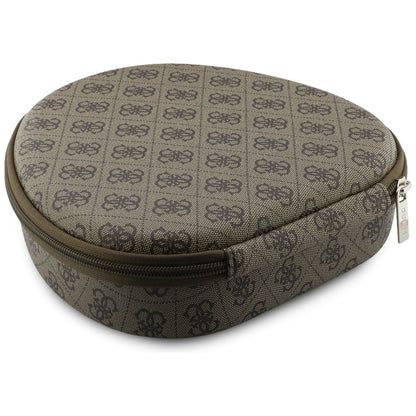 Handsfree Bluetooth Guess 4G Gold Triangle Logo, A2DP, Hnědá