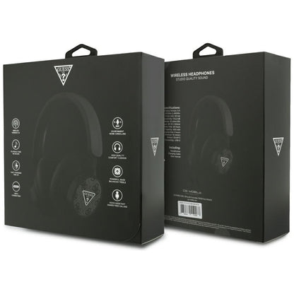 Handsfree Bluetooth Guess 4G Triangle Logo, A2DP, Černá