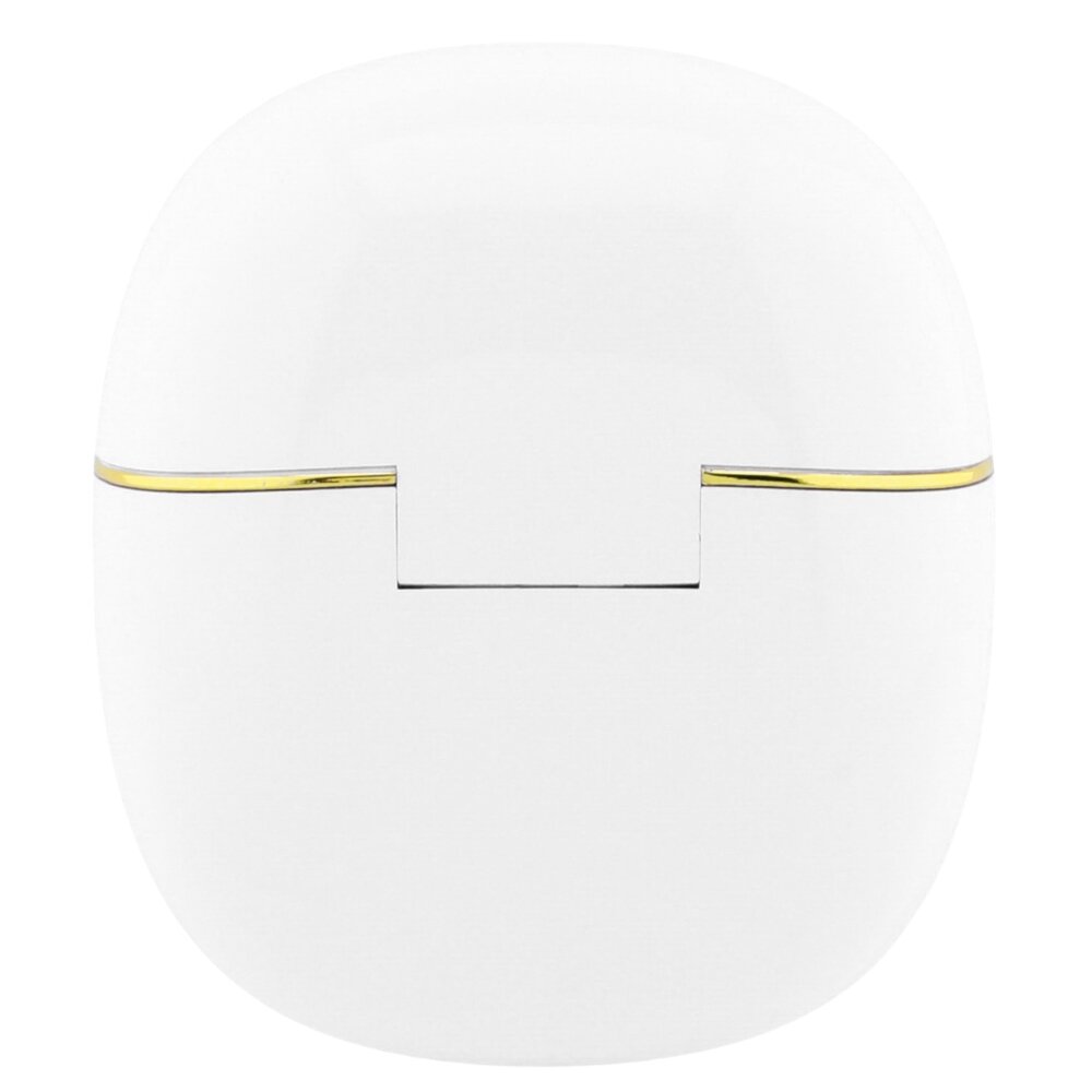 Handsfree Bluetooth Guess Glossy Gold Line Classic, TWS, Bílá