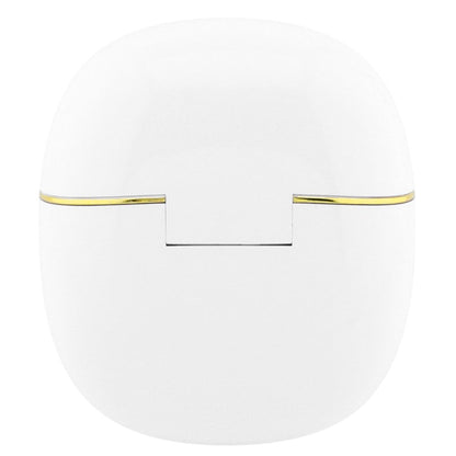 Handsfree Bluetooth Guess Glossy Gold Line Classic, TWS, Bílá
