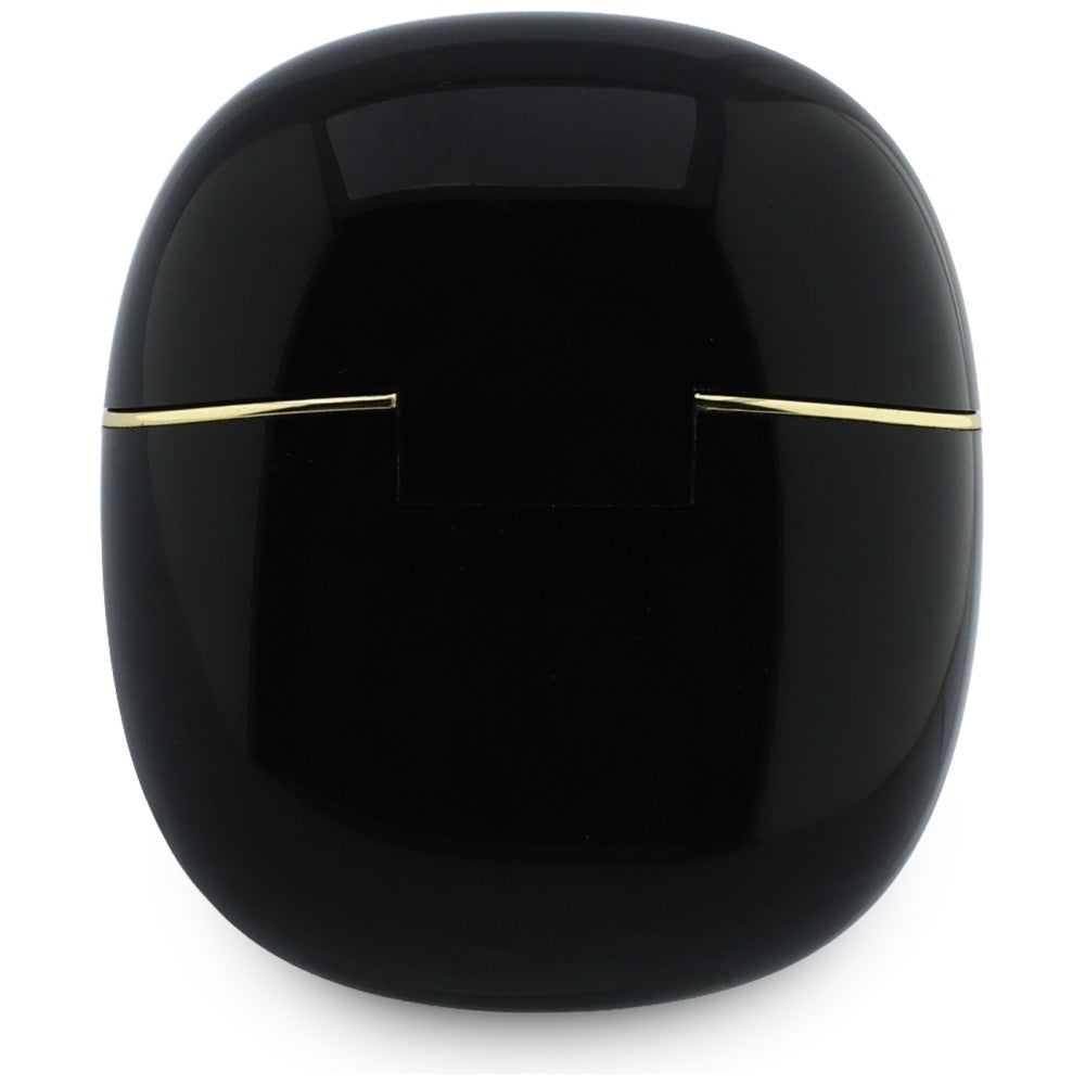 Handsfree Bluetooth Guess Glossy Gold Line Classic, TWS, Černá