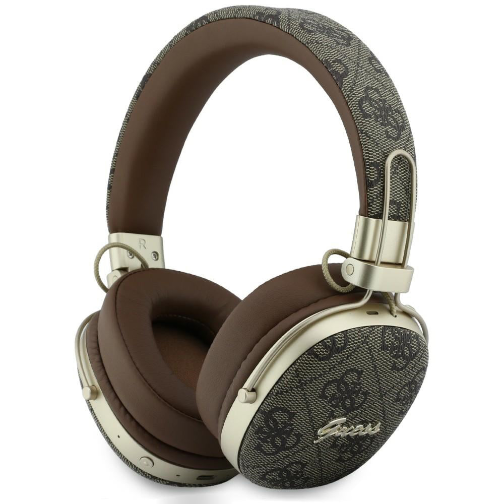 Handsfree Bluetooth Guess Metal 4G Script Logo, A2DP, Hnědá