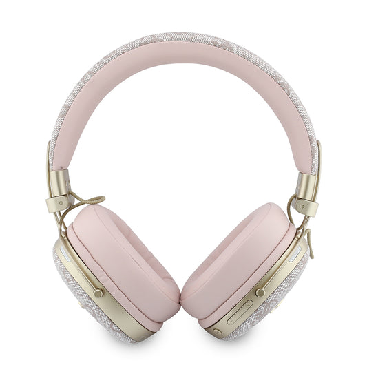 Handsfree Bluetooth Guess Metal 4G Script Logo, A2DP, Růžová