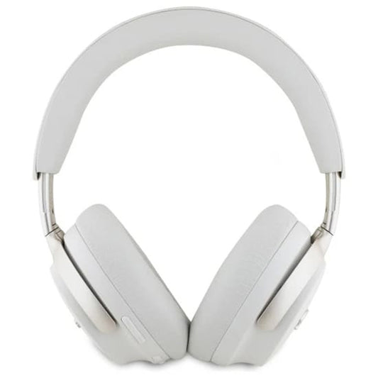 Handsfree Bluetooth Guess Metal Script Logo, A2DP, ANC, Bežová