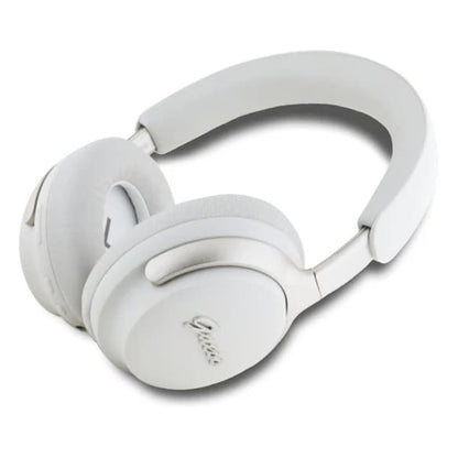 Handsfree Bluetooth Guess Metal Script Logo, A2DP, ANC, Bežová